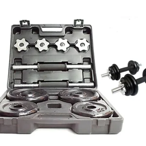 Kit De Mancuernas 20Kg Ha-8600-20Kg-Abs Sportfitness Negro