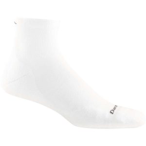 Calcetines tobilleros con acolchado para correr de lana merina. Mod. Run 1040 White