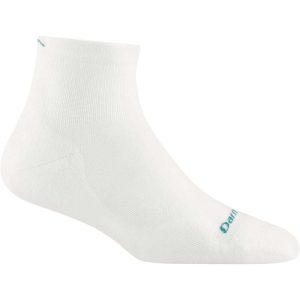 Calcetines tobilleros con acolchado para correr de lana merina. Mod. Run 1048 White