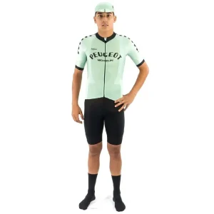 Jersey Ciclismo M/C Safetti Slim Peugeot Hombre Mint