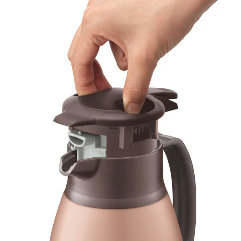 Jarra aislada en acero inoxidable "Handy Pots" Zojirushi SH-HC15 Mat Black - Imagen 6