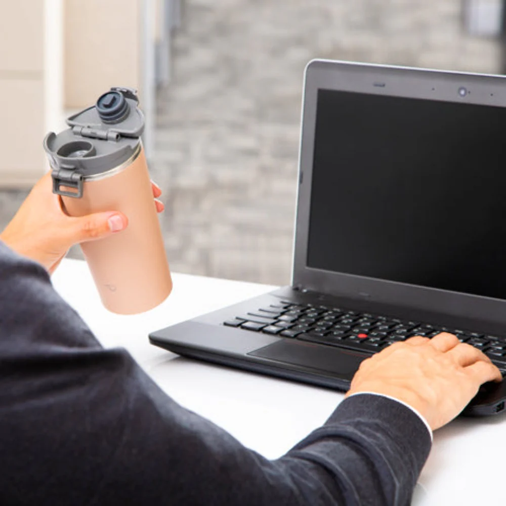 Vaso Aislado De Acero Inoxidable Zojirushi SX-KA40 Fores Gray - Imagen 7