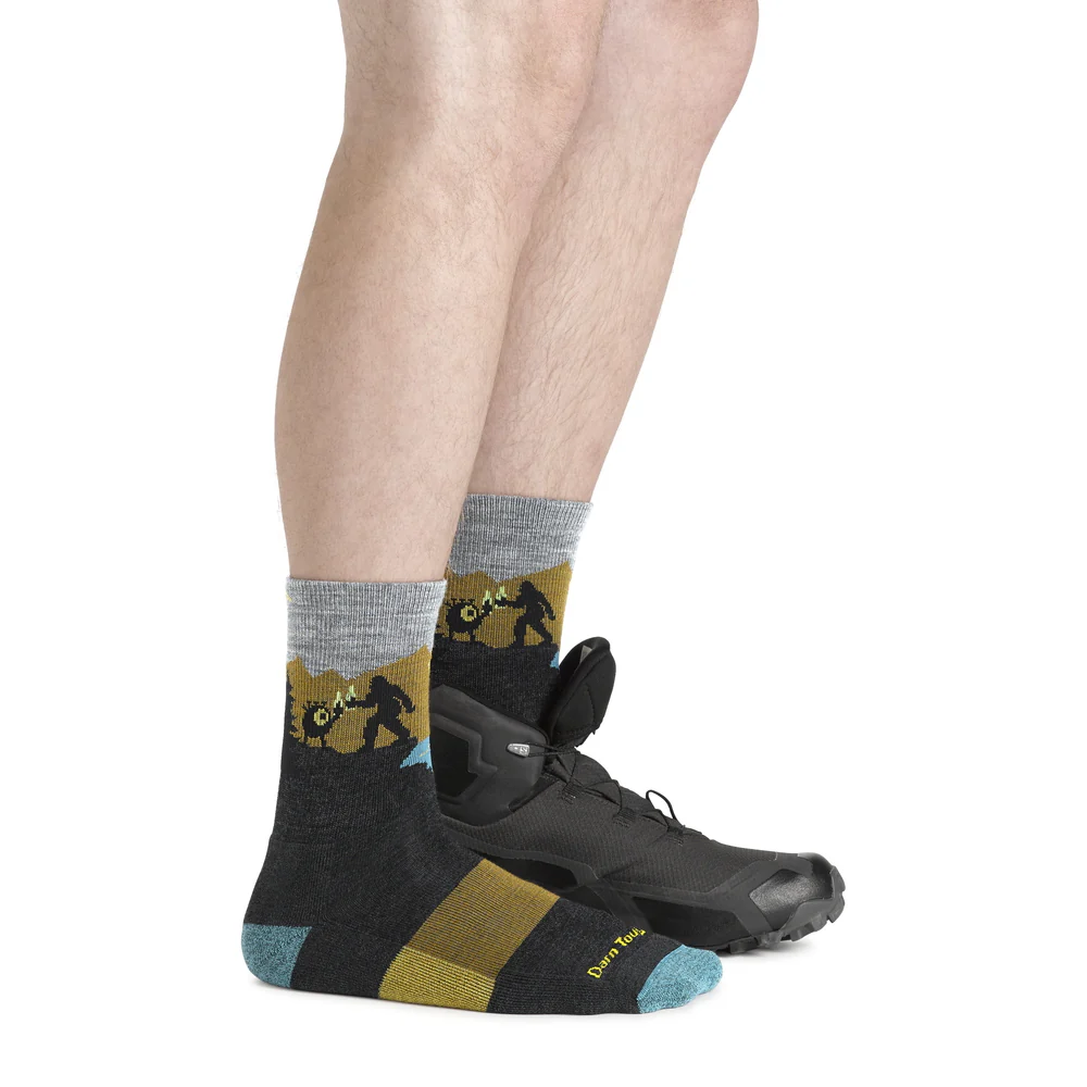 Calcetines de trekking tobilleros altos. Mod. Close Encounters 5014 Charcoal - Imagen 4