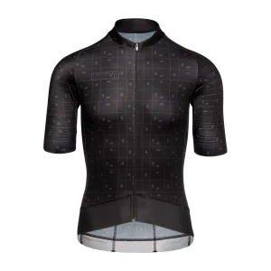 Jersey Ciclismo Bioracer Maillot Epic Bit Map Hombre Black