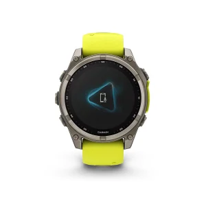 Reloj Garmin Fenix 8 47mm Solar Zafiro Titanio Amarilla