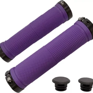 Manilares Mangos GW Grips MTB Dual Lock 130mm SZ-165 Morado