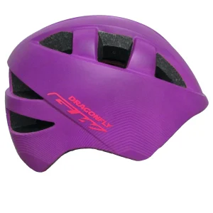 Casco de Ciclismo Niños Dragonfly Morado