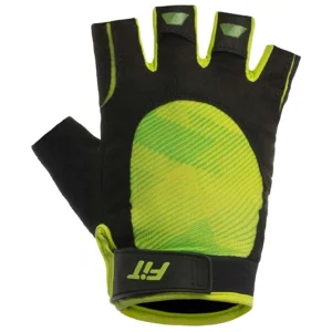 Guantes Cortos Entrenamiento Core Sportfitness Verde Neón