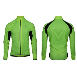 Chaqueta Ciclismo GW Hombre Chansha Verde Limón