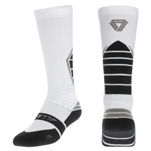 Medias Ciclismo de Compresion GW SK-01 Blanco