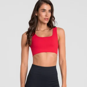 Top Sin Mangas Mujer Seamless Mind Sportfitness Escarlata