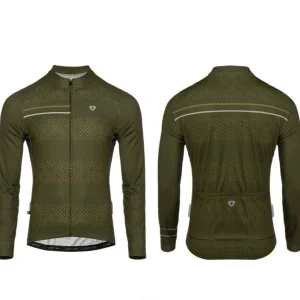 Jersey Ciclismo M/L Hombre GW Half and Half Oliva