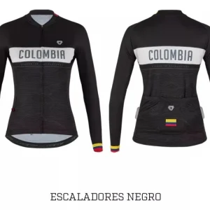 Jersey GW Camisa M/C Mujer Colombia Escaladores Negro