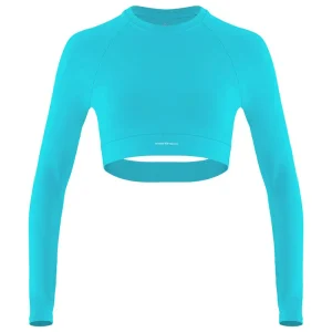 Top Manga Larga Mujer Snoop Sportfitness Azul