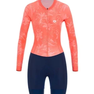 Enterizo de Ciclismo Mujer GW Fundamental Coral