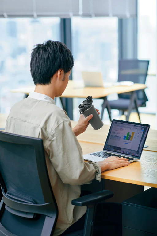 Vaso Aislado De Acero Inoxidable Zojirushi SX-KA40 Fores Gray - Imagen 8