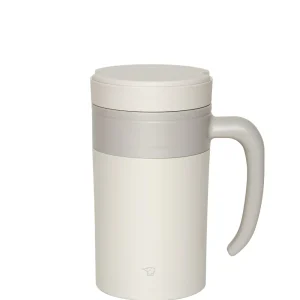 Taza Aislada De Acero Inoxidable Zojirushi SE-KAE48 Off White