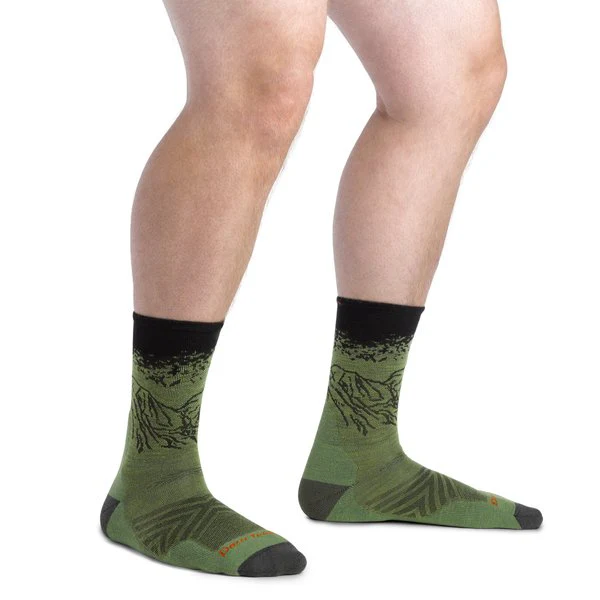 Calcetines media caña con acolchado para correr de lana merina. Mod. Vert 1066 - Imagen 3