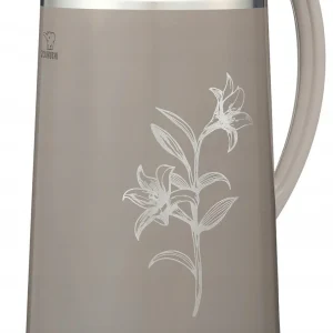 Jarra aislada de vidrio de borosilicato Zojirushi AHGB-10 Color Lily Cacao