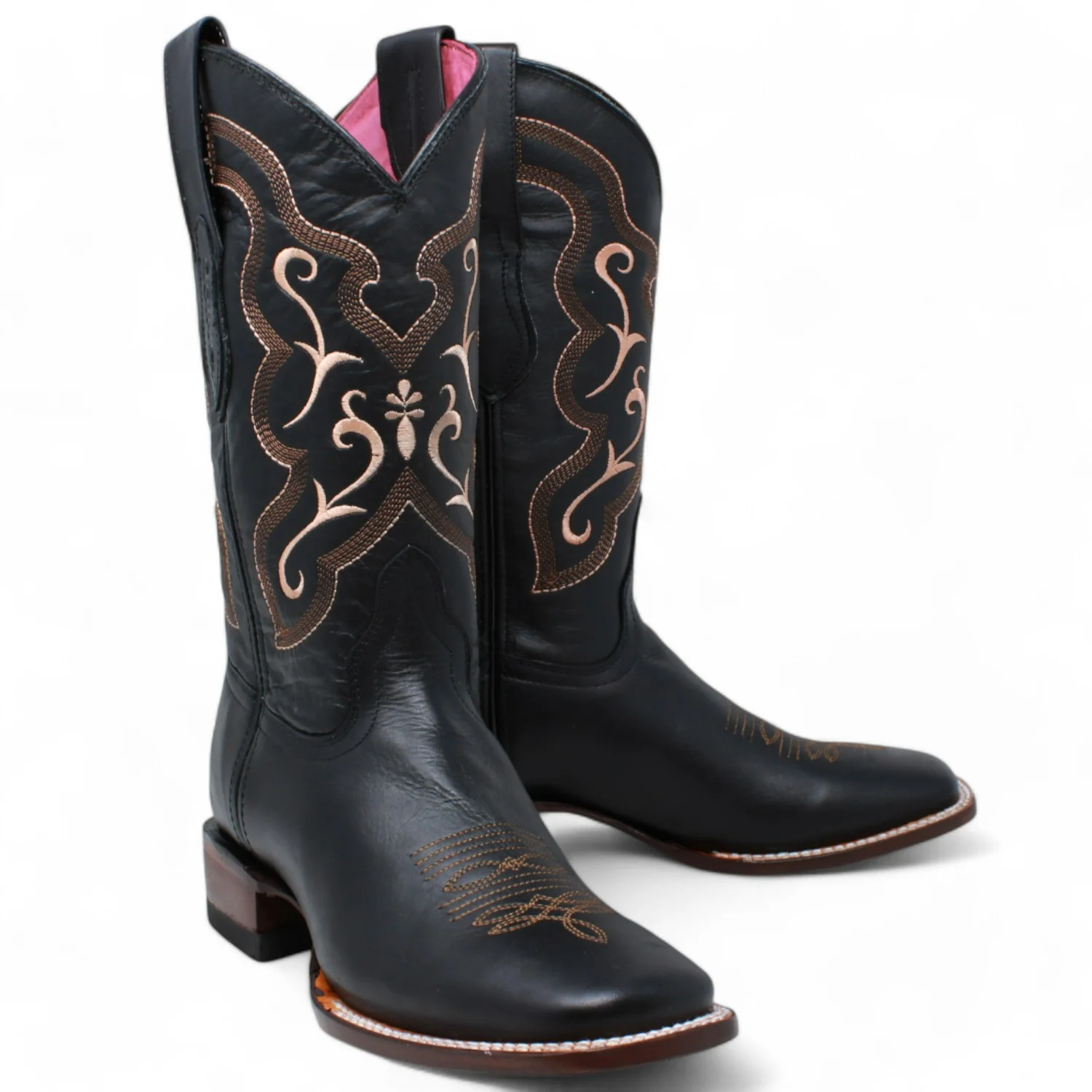 Botas de Cuero Crazy para Mujer en Horma Rodeo Q3225405 - Imagen 3