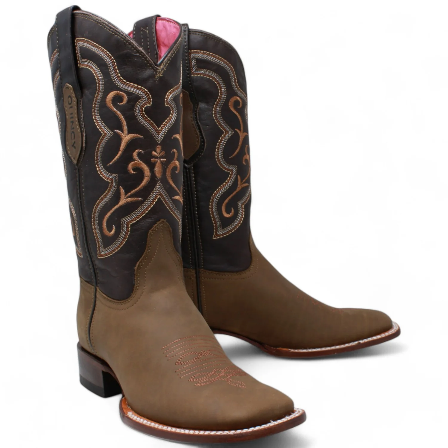 Botas de Cuero Grasso para Mujer en Horma Rodeo Q3225459 - Imagen 3