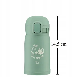 Botella Aislada De Acero Inoxidable Zojirushi SM-WP-24 Ash Green