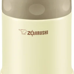 Tarros aislados de comida en acero inoxidable Zojirushi SW-EAE35 Color Cream