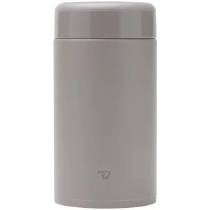 Tarros aislados de comida en acero inoxidable Zojirushi SW-KAH75 Color Medium Gray