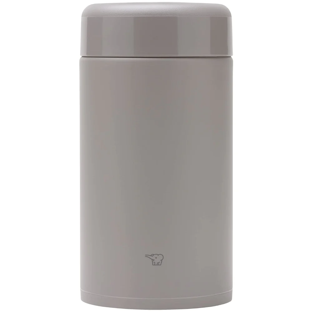 Tarros aislados de comida en acero inoxidable Zojirushi SW-KAH75 Color Medium Gray