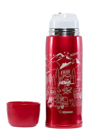 Botella Térmica De Acero Inoxidable Zojirushi SJ-JS82 Red - Imagen 9