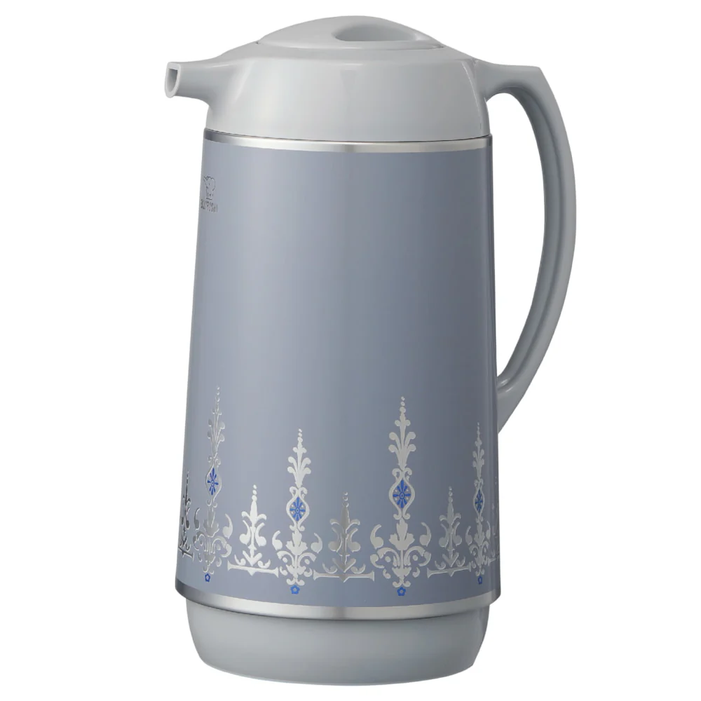 Jarra aislada de vidrio de borosilicato Zojirushi AHGB-10 Kiriko Gray - Imagen 2