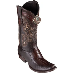 Botas de Avestruz Pata con Venado Horma Dubai KE-479F05