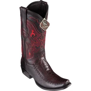 Botas de Avestruz Pata con Venado Horma Dubai KE-479F0518