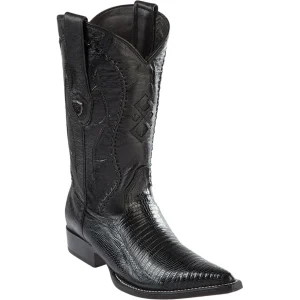 Botas de Armadillo Original Punta 3X Color Negro - Wild West Boots
