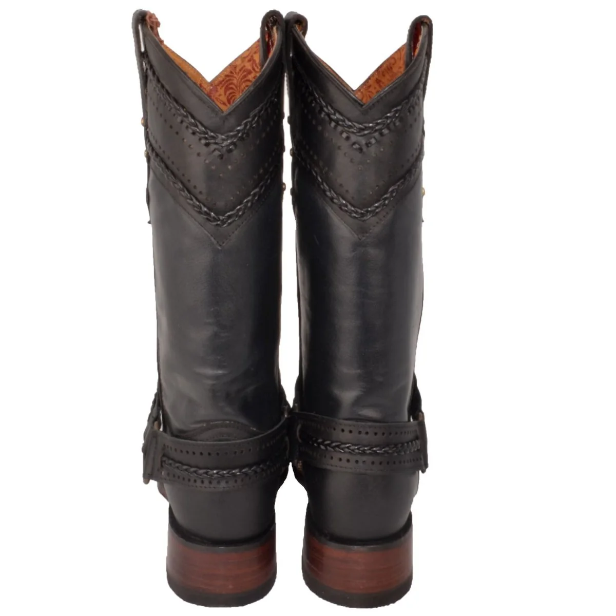 Botas Altas de Cuero para Mujer en Horma Rodeo Q3224205 - Imagen 7