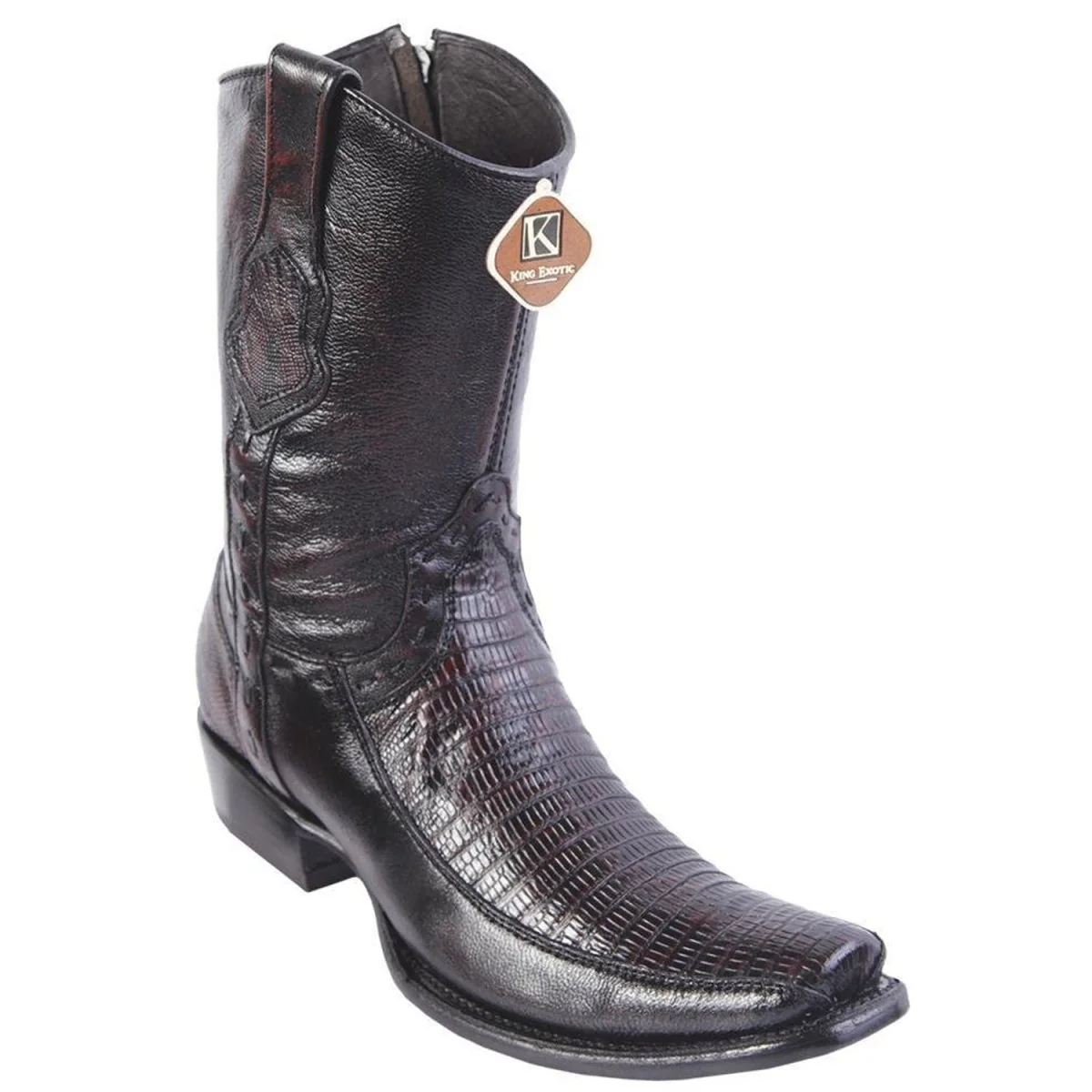 Botas de Armadillo Lizard Original con Venado Corta Dubai KE-479BF0718 - Imagen 2