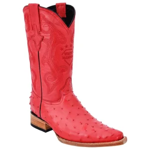 Botas de Avestruz Grabado en Horma 3X Aladino WD-118