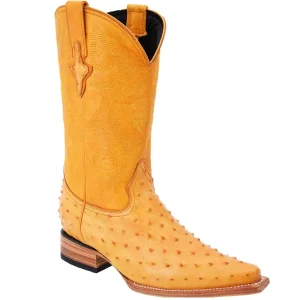 Botas de Avestruz Grabado en Horma 3X Aladino WD-119