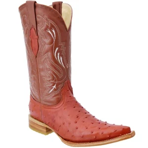 Botas de Avestruz Grabado en Horma 3X Aladino WD-121