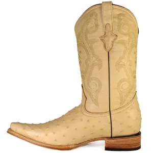 Botas de Avestruz Grabado en Horma 3X Aladino WD-123