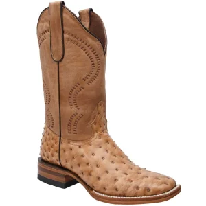 Botas de Avestruz Grabado en Horma Rodeo WD-300