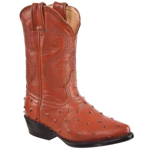 Botas de Avestruz Imitacion Horma Puntal para Niño ROD-AVECP