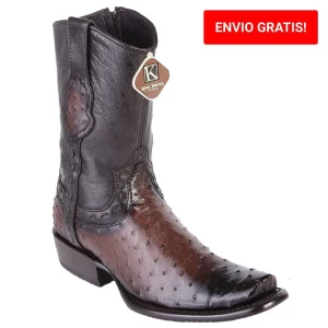 Botas de Avestruz Original Cortas Horma Dubai KE-479B0316