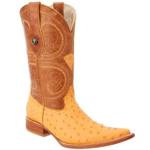 Botas de Avestruz Original Horma 3X Aladino WD-031