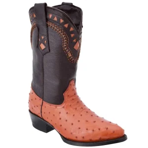 Botas de Avestruz Original Horma Puntal WD-179