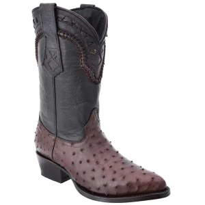 Botas de Avestruz Original Horma Puntal WD-181