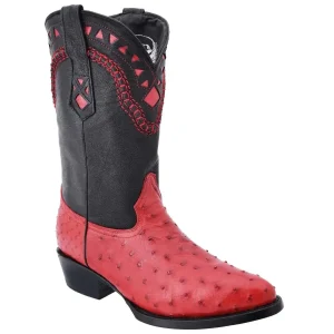 Botas de Avestruz Original Horma Puntal WD-188