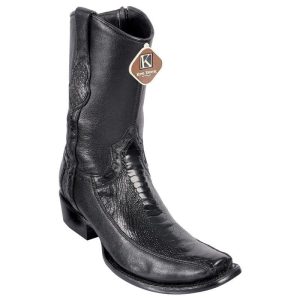 Botas de Avestruz Pata con Venado Corta Horma Dubai KE-479BF0505