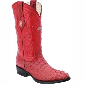 Botas de Cocodrilo Caiman Cola Original Horma Puntal WD-204