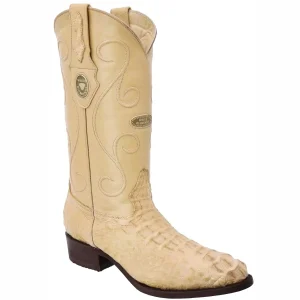 Botas de Cocodrilo Caiman Cola Original Horma Puntal WD-206